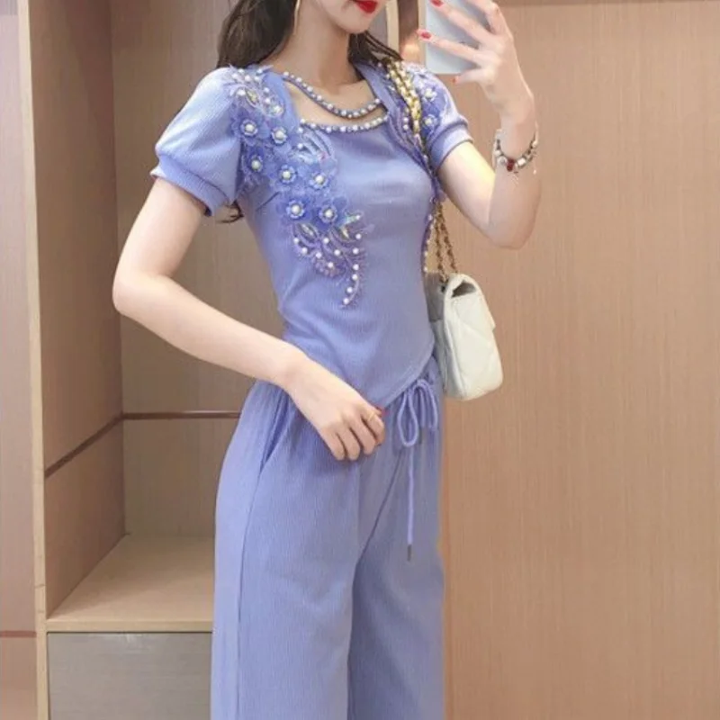 Perna larga senhoras calças ro - Summer Clothing Trends 2025 Women'S avaliação e preço