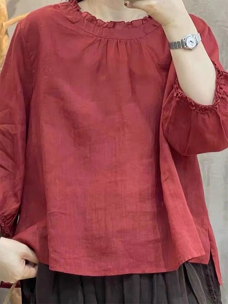 Camisa Elegante de Algodão e L - Summer Clothing Old Money avaliação e preço