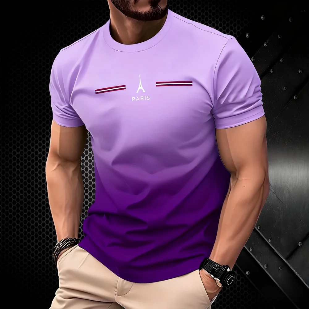 Camiseta Masculina de Verão co - Summer Clothing In Paris avaliação e preço