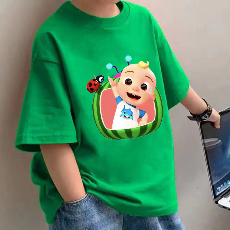 Cocomelons camisetas de bebê a - Summer Clothing For Baby Boy avaliação e preço