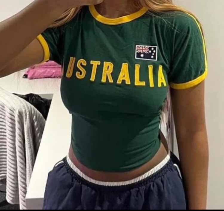 Verão verde camiseta feminina  - Summer Clothing Women Australia avaliação e preço