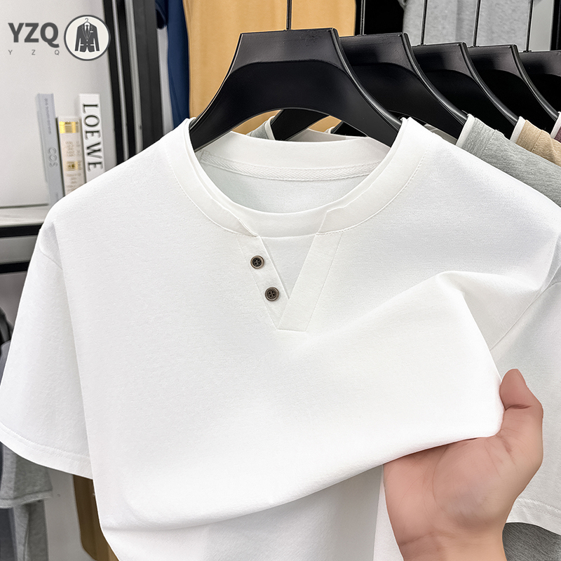 Camiseta masculina de manga cu - Summer Clothing Essentials avaliação e preço