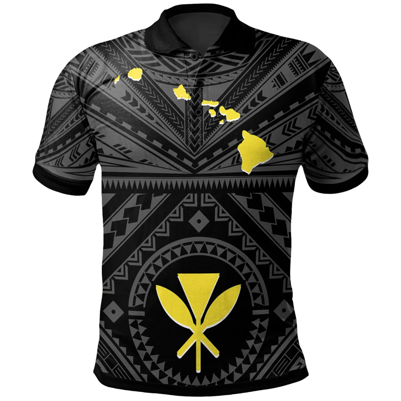 Fashion Hawaii Printed Polo Sh - Summer Clothing Trends 2025 avaliação e preço