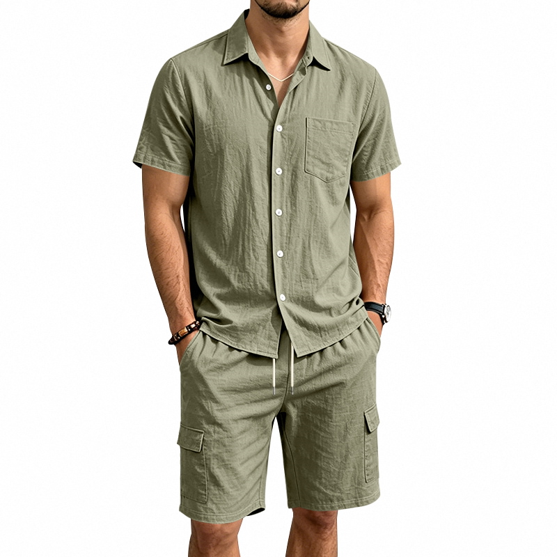 Conjunto Masculino de Verão em - Summer Clothing Essentials avaliação e preço