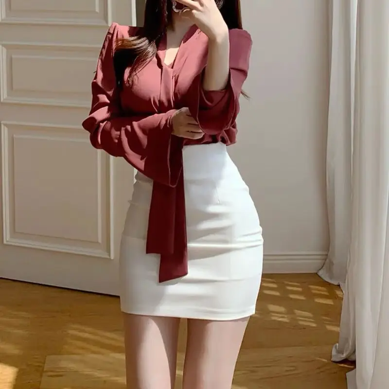 Saia feminina apertada saias f - Summer Clothing Trends 2025 Women'S avaliação e preço